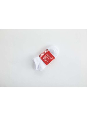 Grimelange MARKELLA Kadın Organik Pamuklu 3 Lü Paket Beyaz Çorap