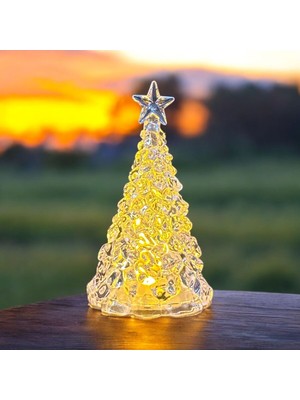 Empressco Yıldızlı Mini Işıklı Yılbaşı Çam Ağacı, Kristal Görünümlü, Sıcak Işıklandırma Ile.