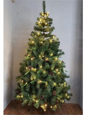 Empressco Yeşil 150 cm Gür Dallı Çam Ağacı, Yılbaşı Için Mükemmel Dekorasyon.