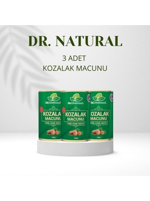 Dr. Natural 3 Kutu Kozalak Macunu Çam Kozalağı Macun 240 Gr.