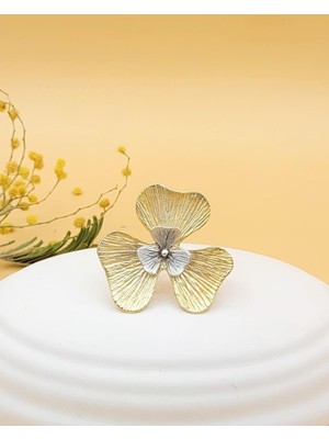 Nevoka Çift Yonca Yüzük