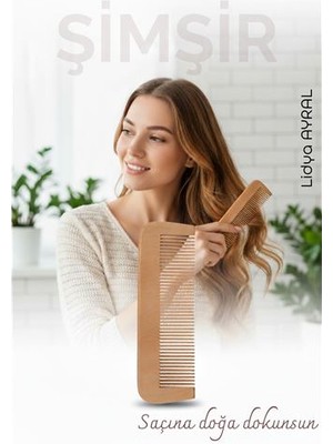 Fantastik Store Doğal Şimşir Ahşap Tarak – 16 cm Anti-Statik Kepek Karşıtı ve El Yapımı