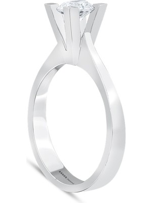 Assos Pırlanta 0.16 Karat Pırlanta Tektaş Yüzük