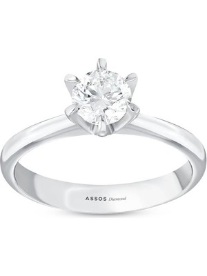 Assos Pırlanta 0.60 Karat Pırlanta Tektaş Yüzük