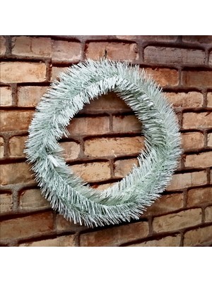 Empressco Beyaz 5 Metre Çam Dalları Yılbaşı Süsleri, Dekor, Garland