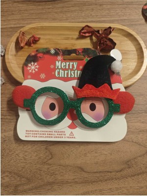 Empressco Yılbaşı Temalı Renkli Yaldızlı Gözlük ve Şapka Seti, Eğlenceye Hazır!