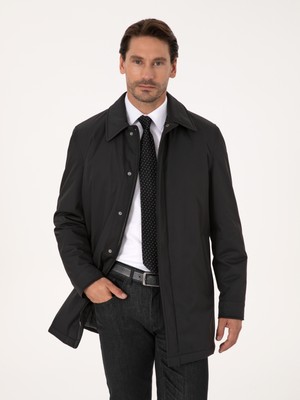 Cacharel Erkek Siyah Gömlek Yaka Dolgulu Mont 50319253-VR046