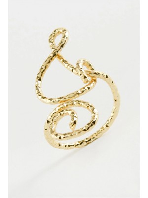 Marsilyan Burgulu Metal Yüzük