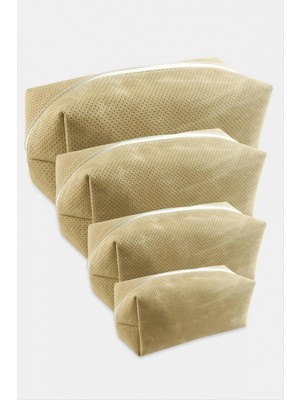 Marsilyan 4 Adet El Tutmalı Makyaj Çantası