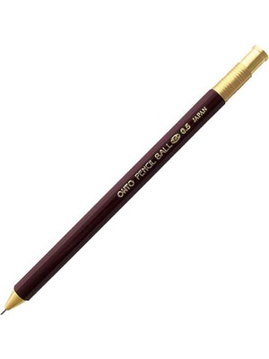 Ohto Wooden Tükenmez Kalem 0.5mm Bordo NKG-450E