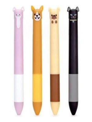 Kikkerland Dog & Cat Multi Renkli Tükenmez Kalem