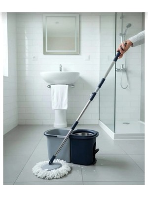 Temiz & Kirli Suyu Ayırma Özelliği Otomatik Temizlik Seti Mop Paspas