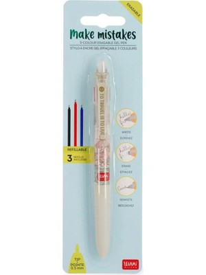 Legami Silinebilir Jel Kalem Üç Farklı Renk Multi Pen Travel