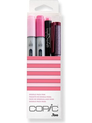 Copic Ciao Doodle Pack Pink 4'lü Çizim Kalemi Seti