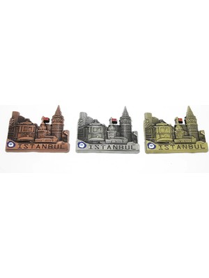 Buğz Metal Istanbul Temalı Yöresel Magnet Model 3