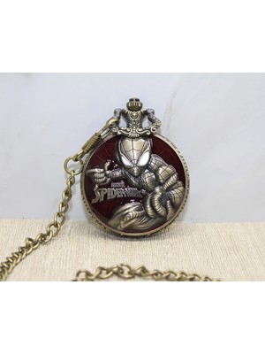 Buğz Spiderman Tasarımlı Köstekli Saat