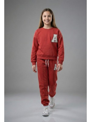 Son Öz Bebe Kız Çocuk A Nakışlı Alt Üst Takım