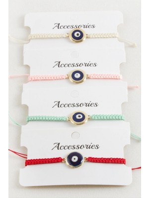 Marsilyan Nazar Makrome Örgülü Bileklik