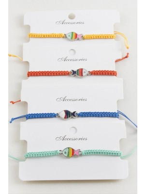 Marsilyan Balık Makrome Örgülü Bileklik