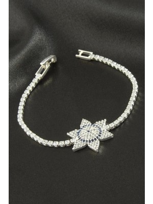 Marsilyan Yıldız Zirkon Taşlı Çocuk Bileklik 16 cm