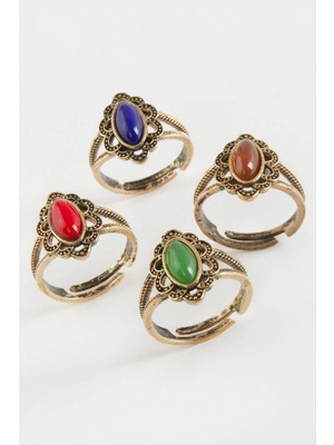 Marsilyan Taşlı Otantik Yüzük