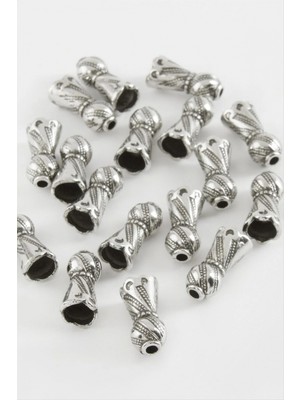 Marsilyan Plastik Çizgi Noktalı Tesbih Püskül Ara Aparatı 50 Gram