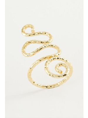 Marsilyan Yılan Metal Yüzük