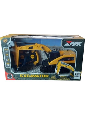 Seher Uzaktan Kumandalı Şarjlı Metal Kepçeli Excavatör