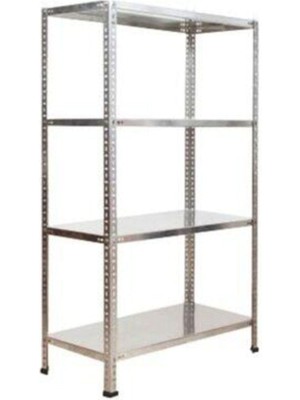 Rafking 4 Katlı Galvaniz Çelik Raf - Depo, Arşiv, Kiler, Dosya, Market Rafı