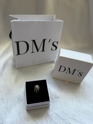 DMs Silver Üç Parçalı Buzlu Kar Tanesi Gümüş Charm'ı