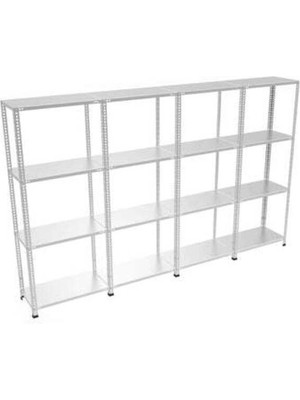 Rafistan Galvaniz Çelik Raf 31x240x150 cm - Depo, Arşiv, Kiler, Dosya, Market Rafı