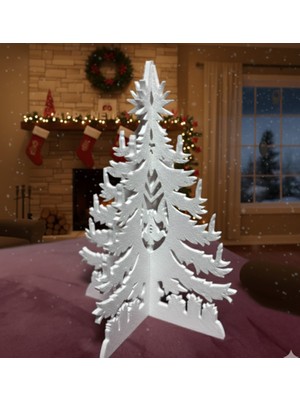 Empressco Beyaz Yılbaşı Süsleri ve Dekoratif Ağaç Takımları, Şık ve Zarif Seçenekler