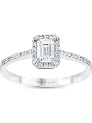 Assos Pırlanta 0.41 Karat Pırlanta Tektaş Yüzük