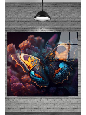 Marsilyan  4K Kelebek Cam Tablosu