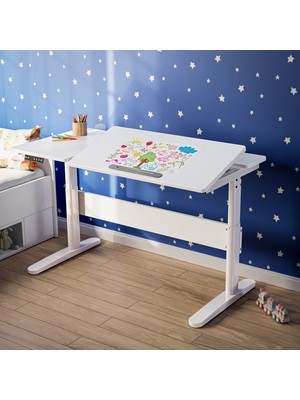 Karr Kids O-Flex Kidza Elektrikli Yükseklik Ayarlı Çocuk Masası