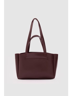 Shule Bags Marlove Deri Omuz Çantası Bordo