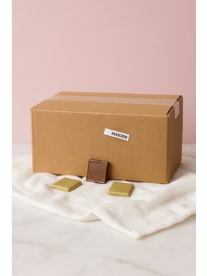 1 Koli Altın Sargılı Sütlü Madlen Ikramlık Çikolata - 3 Kilo