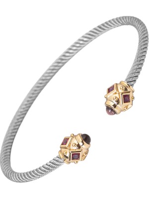 EP Designs Taşlı Kelepçe Bileklik