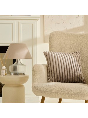 Karaca Home Shay Dolgulu Kırlent 43X43 cm Gri