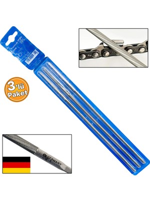 Pferd Germany 3lü Paket Motorlu Testere Zincir Bileme Eğesi 5/32 4.0mm Ince Eğe