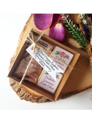 Empressco Kadınlar Günü Kutulu Kahve ve Çikolata Hediye Seti, 10 Adet