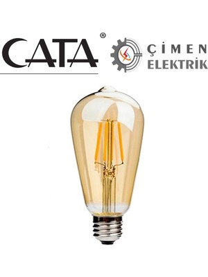 Cata Ct 4350 4W LED Ampul 2700K Amber E27 Duy