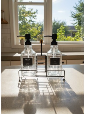 Rooc Home 2'li Cam Sıvı Sabunluk