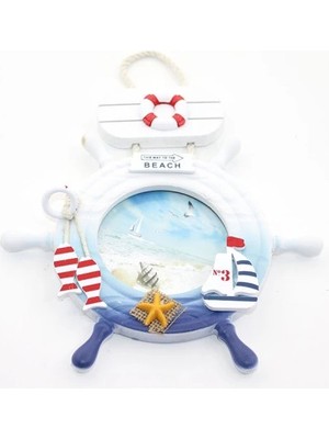 Mercansa Ahşap Marin Dümenli Çerçeve Model 3