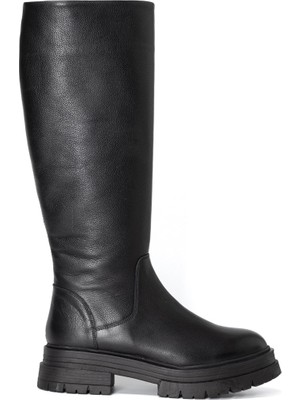 Kadın  SR-25900-1 John May Siyah Zenne Çizme