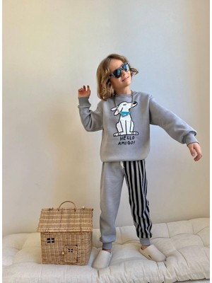 Miniko Kids Erkek Çocuk 3 Ip Şardonlu Amıgo Eşofman Takımı