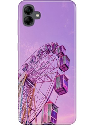 Senada Samsung Galaxy A04 Kılıf Desenli Baskılı Tpu Rubber Kapak Dönme Dolap