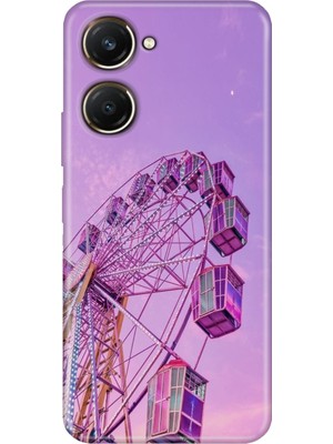 Senada Vivo Y18 Kılıf Desenli Baskılı Tpu Rubber Kapak Dönme Dolap