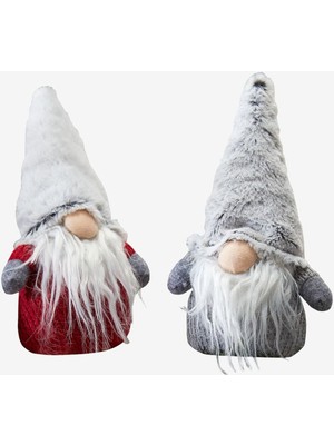 Empressco Yılbaşı Dekoru, Kırmızı Elf Figürü, 20 Cm, Şık Ev ve Parti Süsü