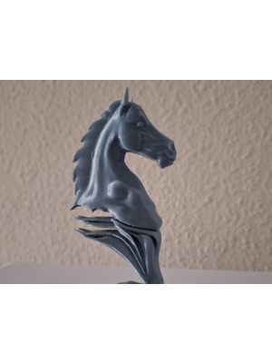 TSC 15CM Modern At Heykeli – Şık Tasarım Masaüstü Dekor – Ev Ofis Aksesuar